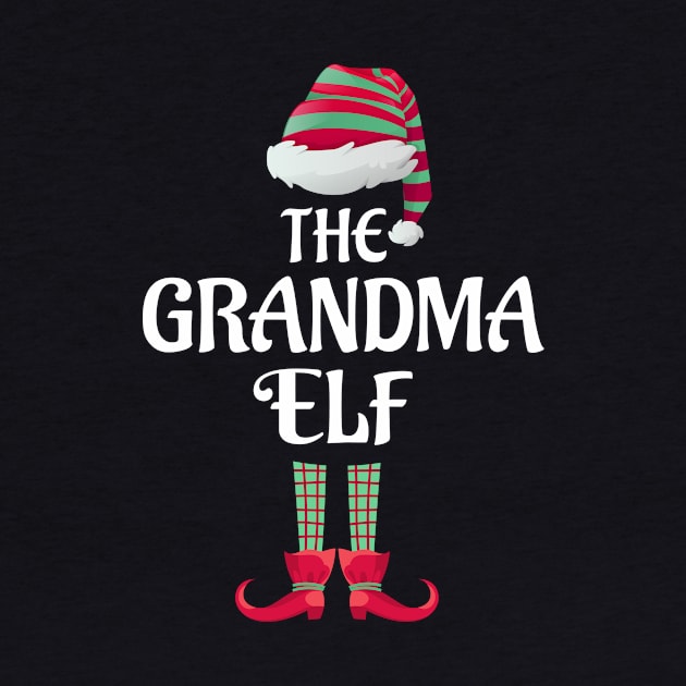 The Grandma Christmas Elf Matching Pajama Family Party Gift by BooTeeQue